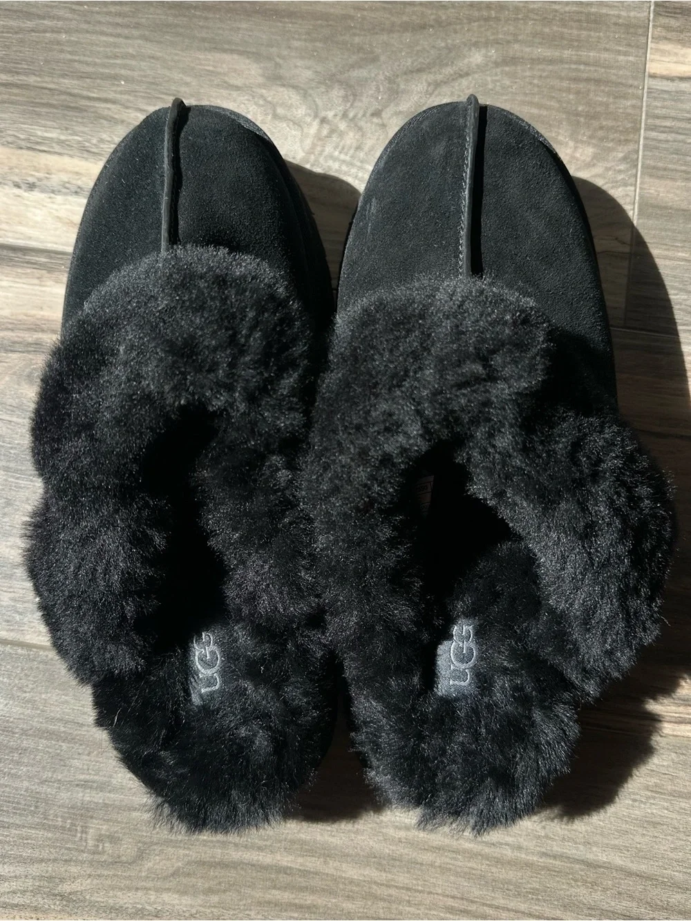 UGG black suede